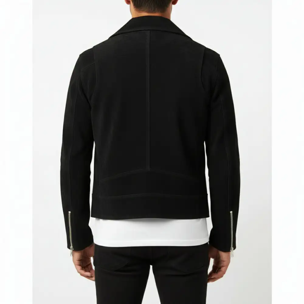 Modern Suede Biker Motorcycle Western Jacket