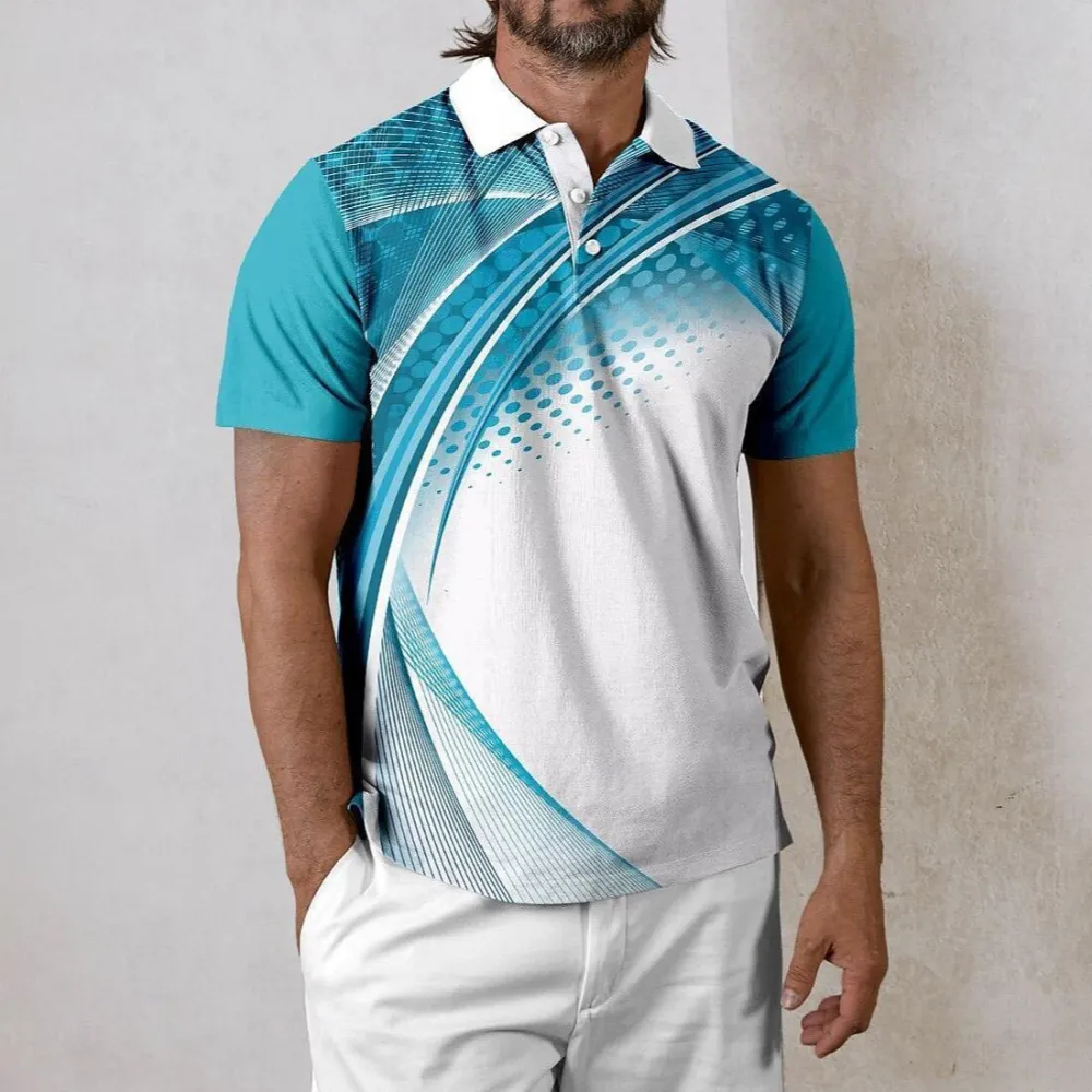 Everyday Performance Short Sleeve Button Up Polo Shirt