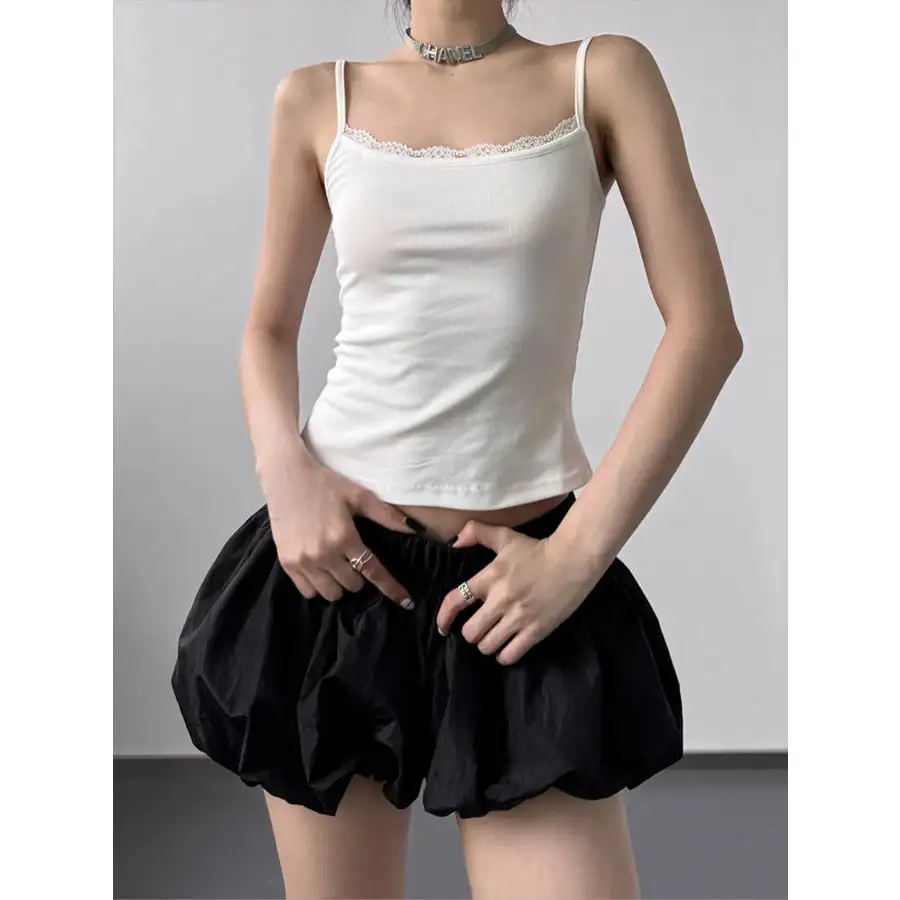 Lace Trim Camisole Top