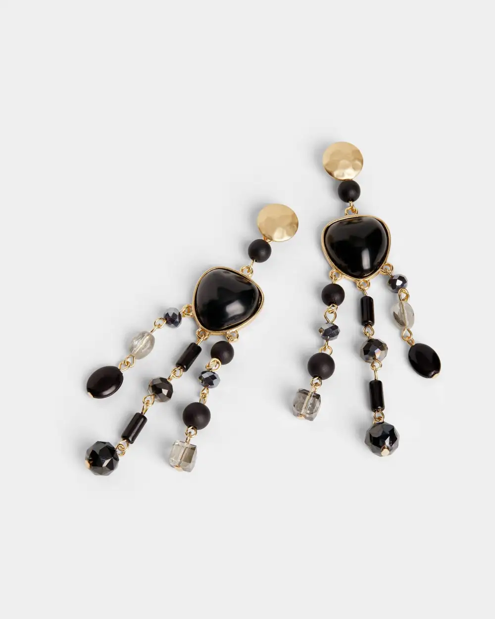 Beaded Statement Glass Fashion Earrings
