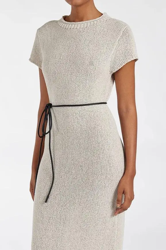 KNIT MIDI DRESS