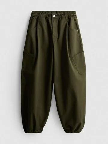 7-15yrs | Barrel Leg Trousers