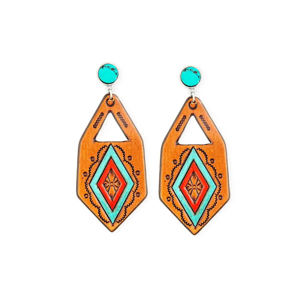 Detailed Chic Textured Statement Earrings