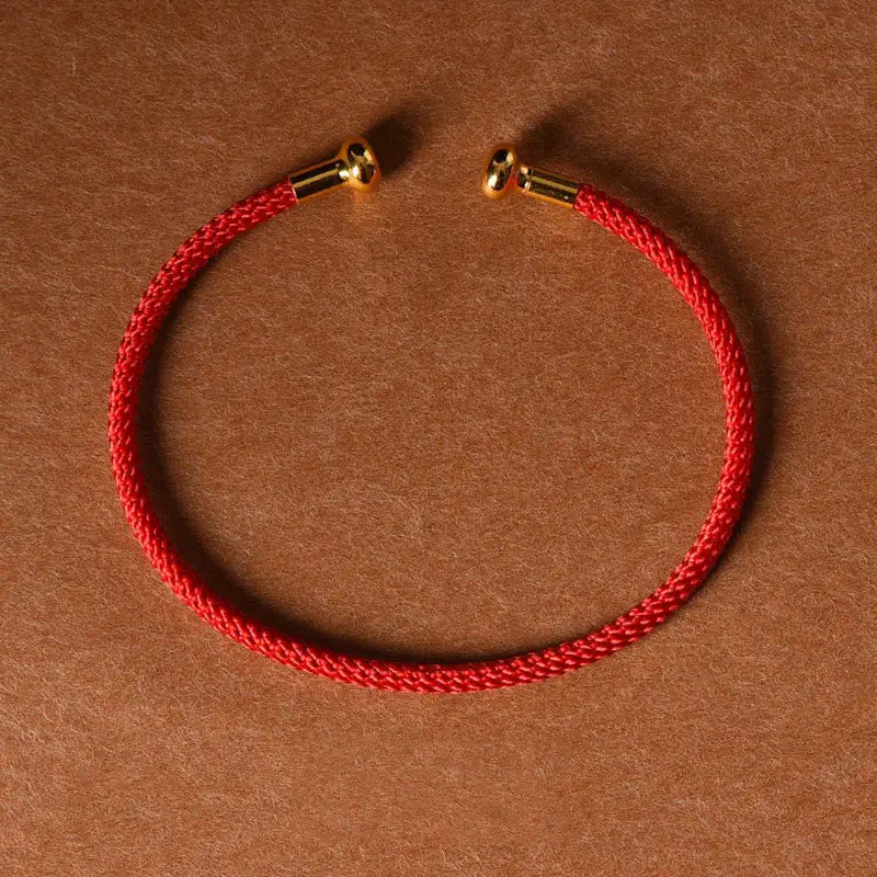 Simple Design Handmade Braid String Cuff Bracelet