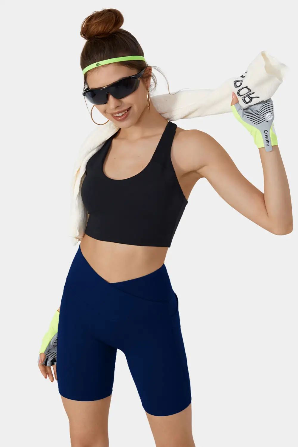 Swimwear Solid Split Pocket Sheath Active Bikinis Bottoms