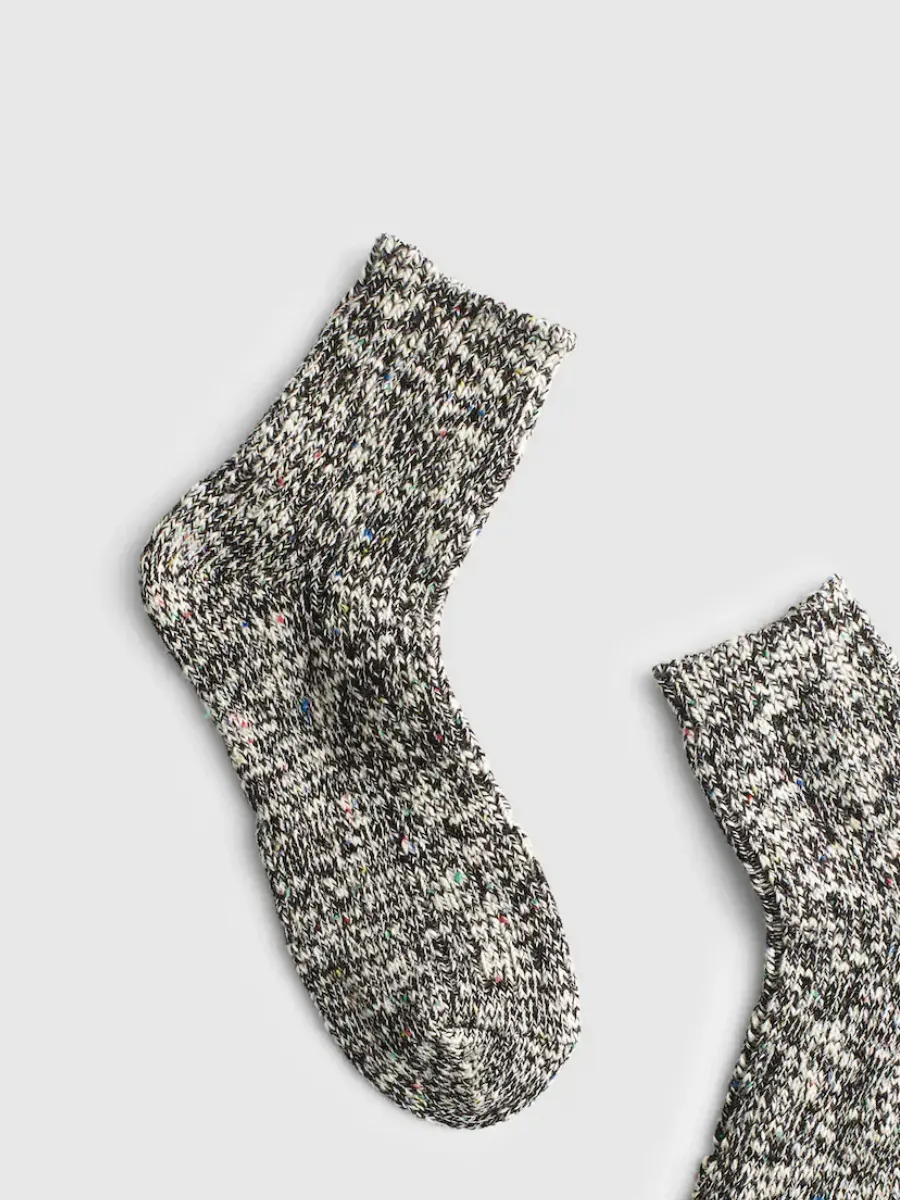 Textured Speckle Socks