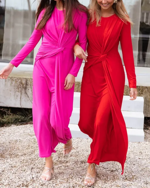 Easy Fit Maxi Soft Drape Dress