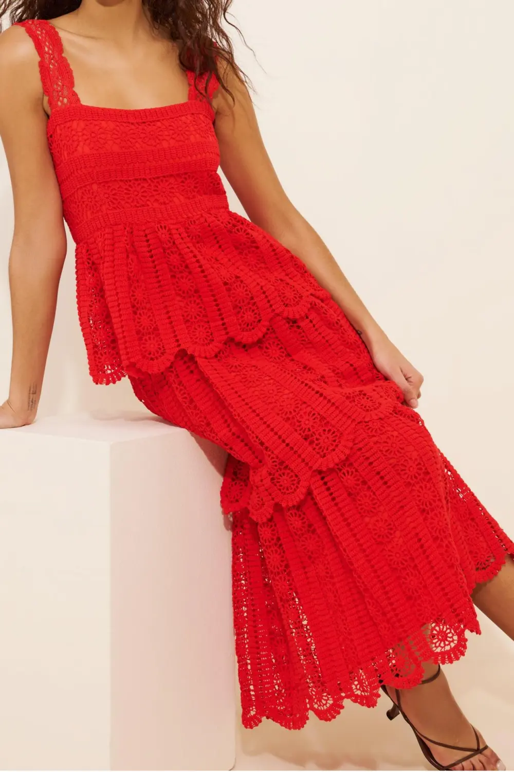 Krystyna Lace Maxi Dress