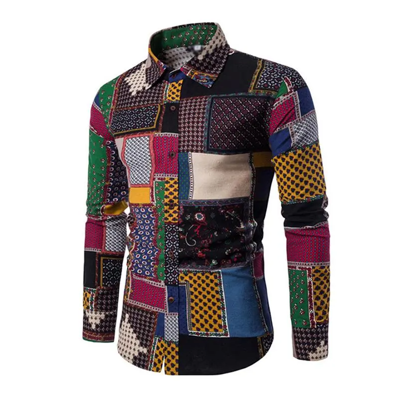 Textured Woven Printed Shirt