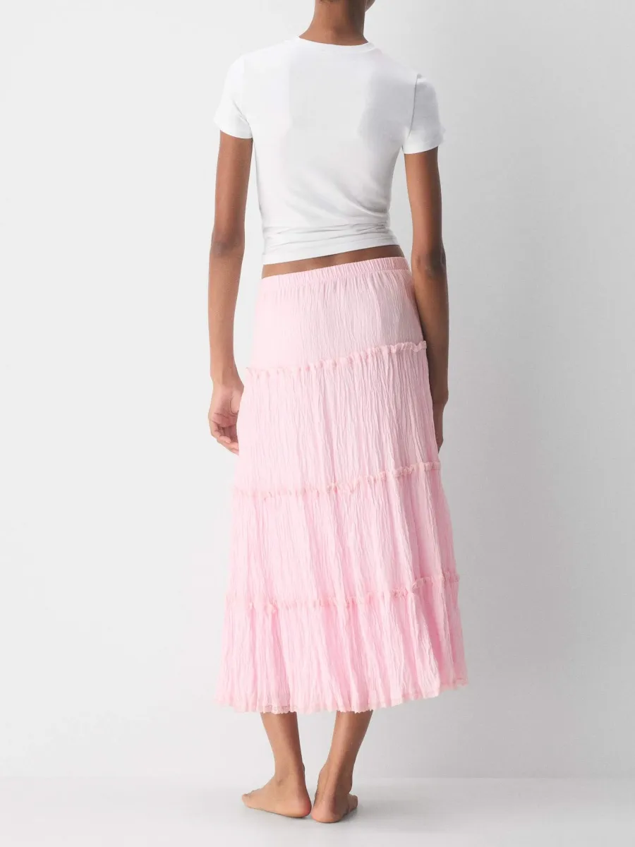 Ruffled Tiered Skirt