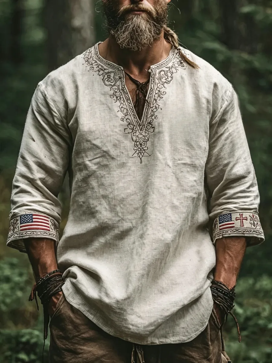 Men'S Casual Retro Western Faith T-Shirt