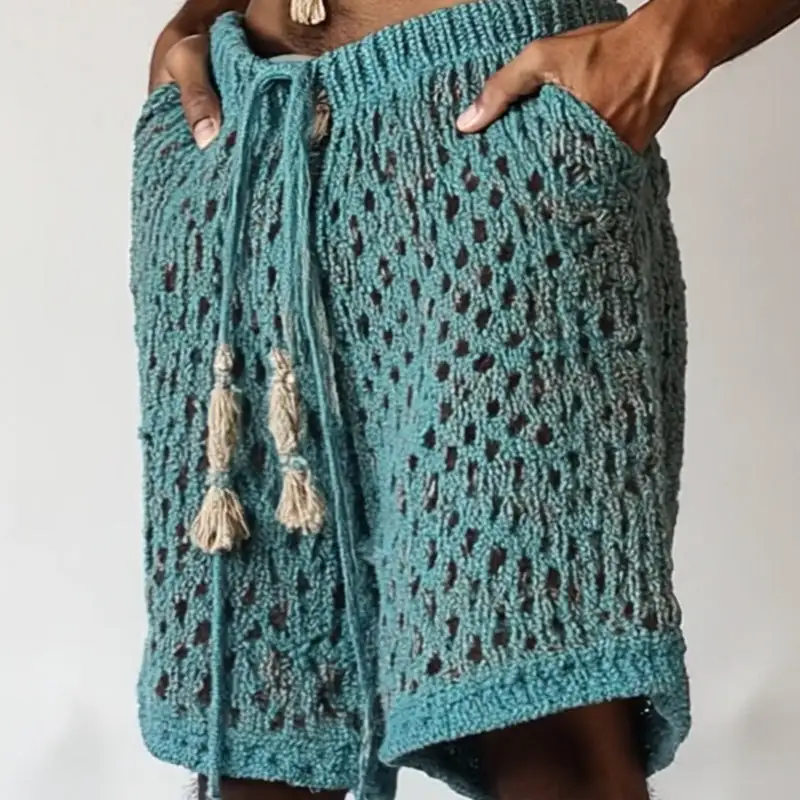 Relaxed Woven Pocket Shorts