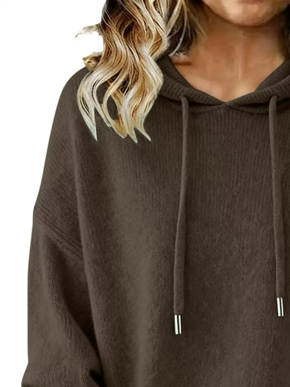 Modern Drawstring Long Sleeve Sweater