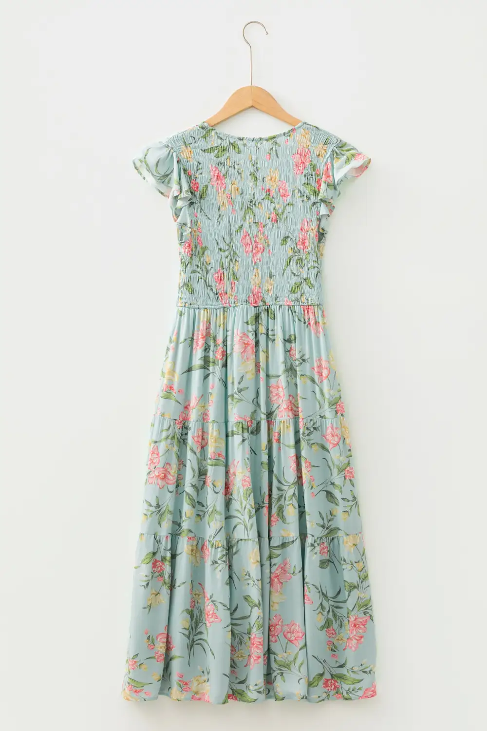 Floral Ruffle Tiered Maxi Dress