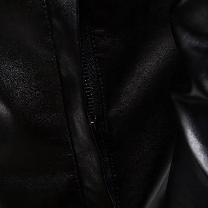 Rugged Pocket Leather Jacket