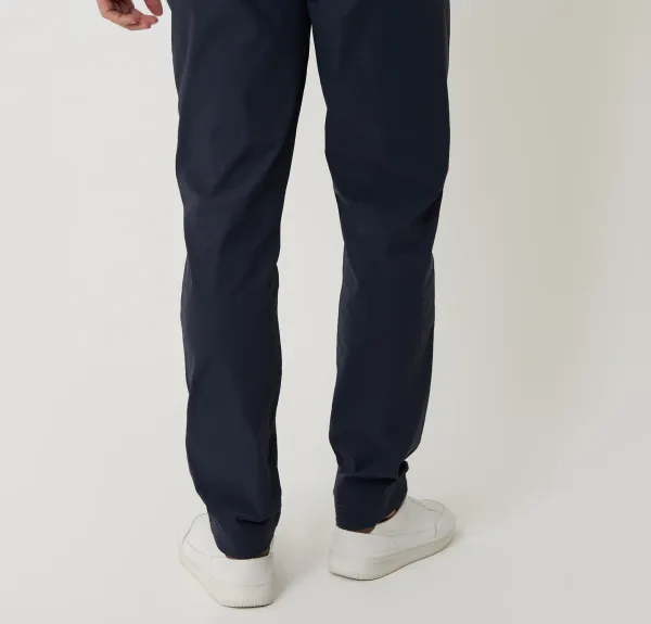 Men's Navy Slim-Fit Stretch Pants