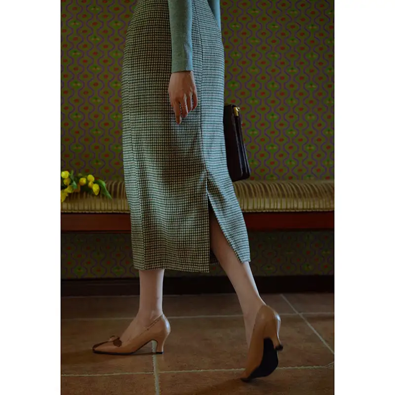 Polished Comfort Everyday Casual Polyester Skirt