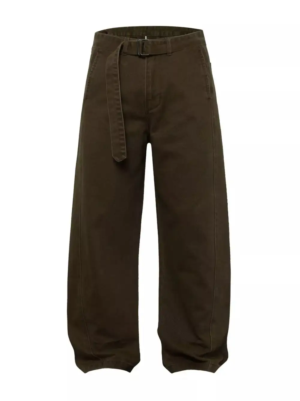 Men's Belted Wide Leg Cargo Pants