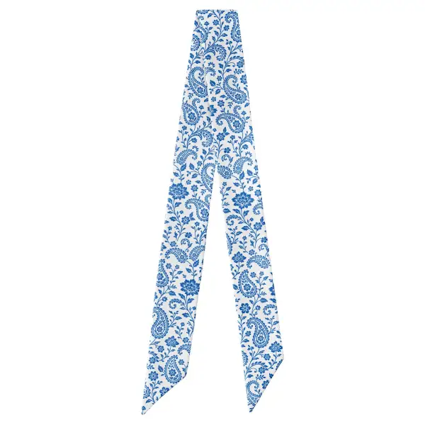 Botanical Paisley Pattern Hair Scarf