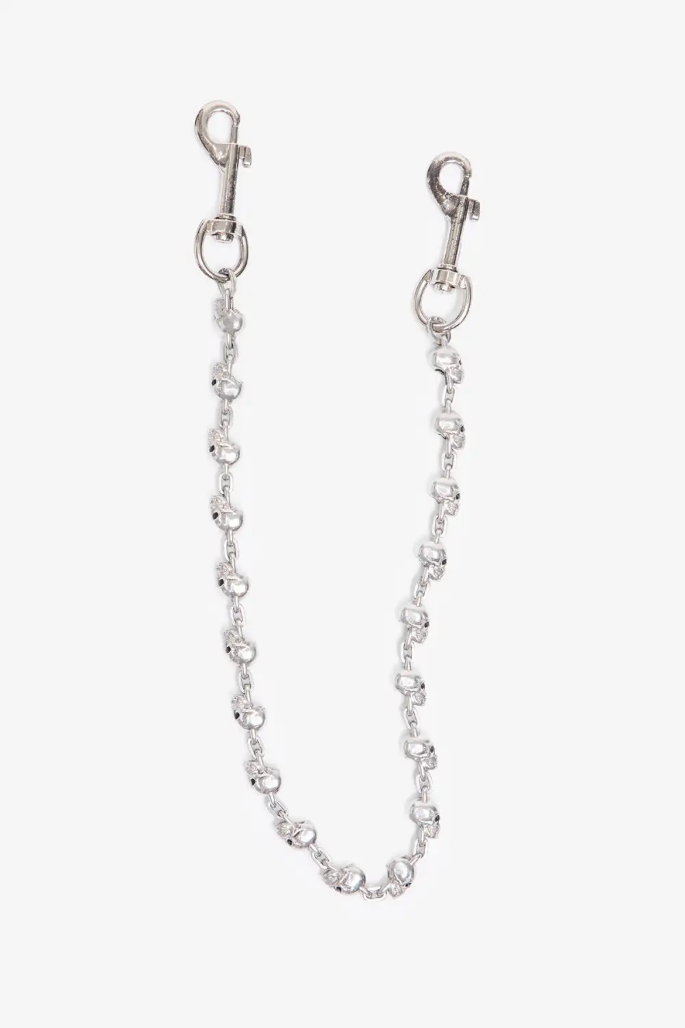 Molded Skull Link Wallet Chain