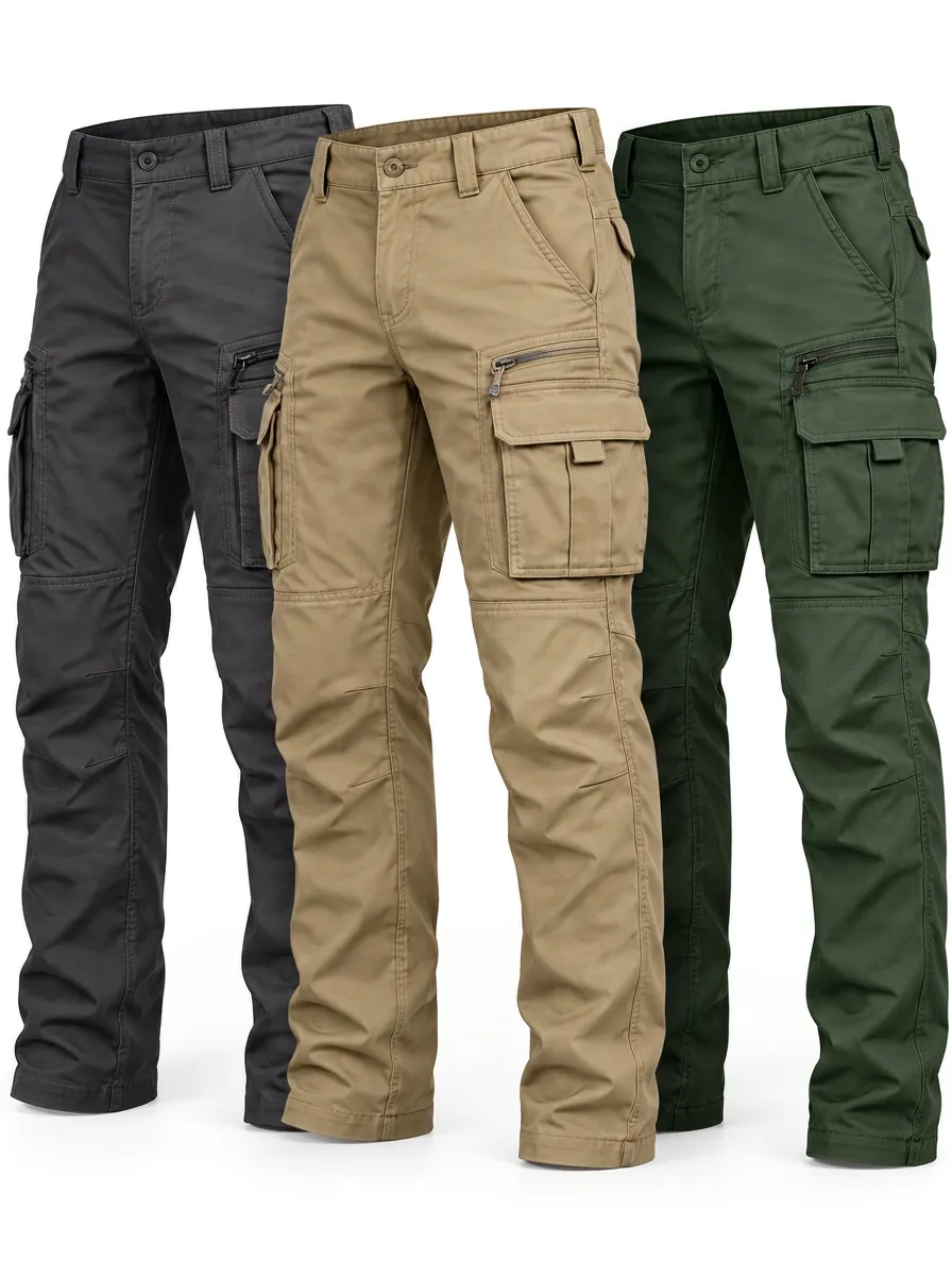 Flexible Outdoor Tactical Cargo Multi Pocket Men's Multi Pack Tactical Work Pants