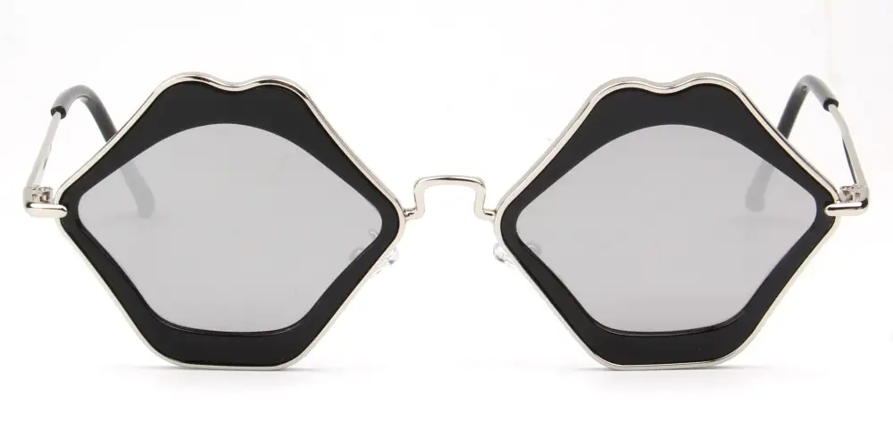 Funky Kissing Lip Shape Hippie Party Sunglasses
