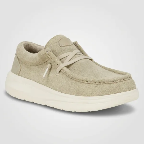 Soft Suede Comfort Lace Up Walking Shoes For Women