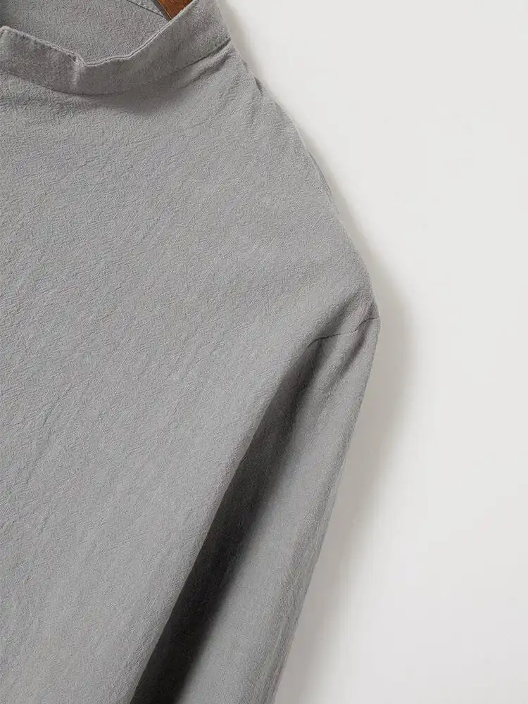 Soft Weave Cotton Linen Textured Shirt