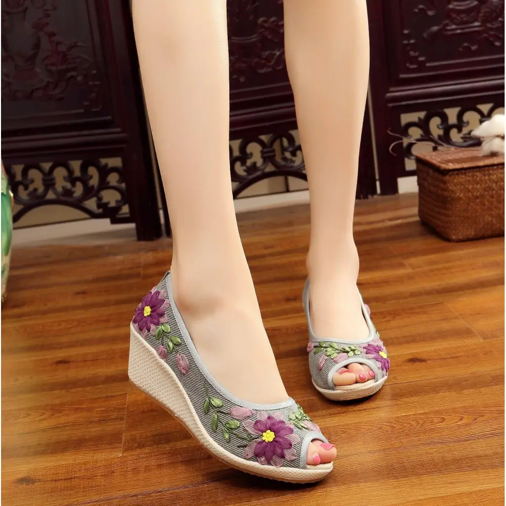 Low Profile Wedge Sandals