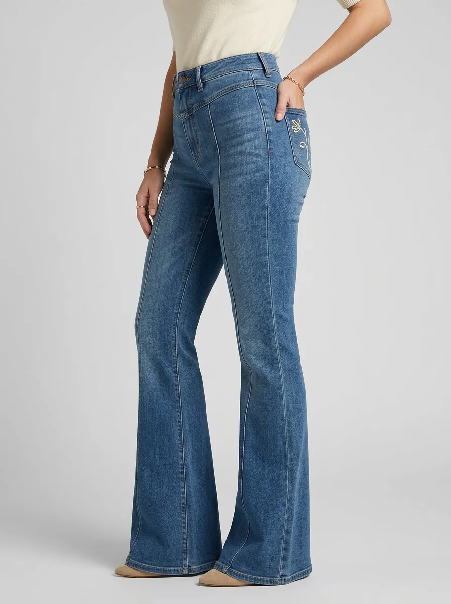 Women's High Waist Casual Denim Jeans
