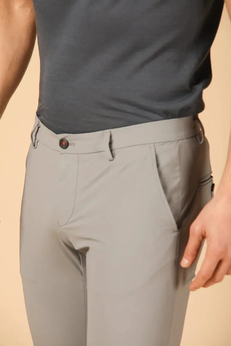 Men's Nylon Grey  Knit Fabric Super Slim Fit