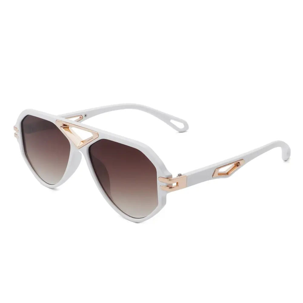 Jelly Round Geometric Frame Sunglasses