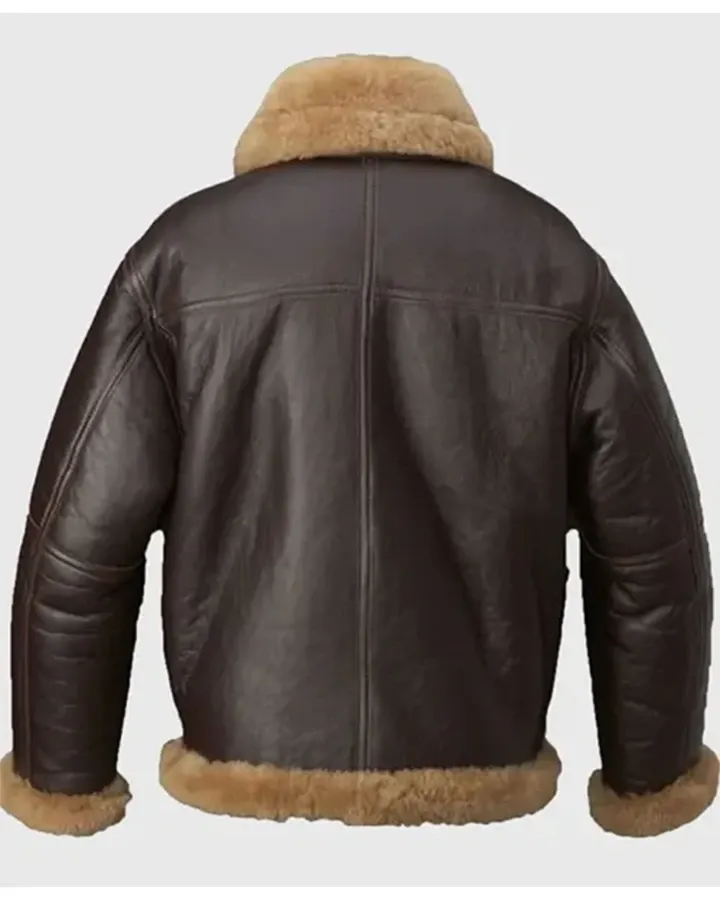 Aviator Shearling Leather Jacket