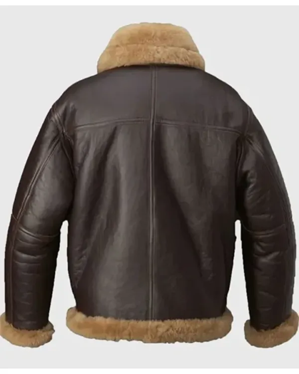 Aviator Shearling Leather Jacket