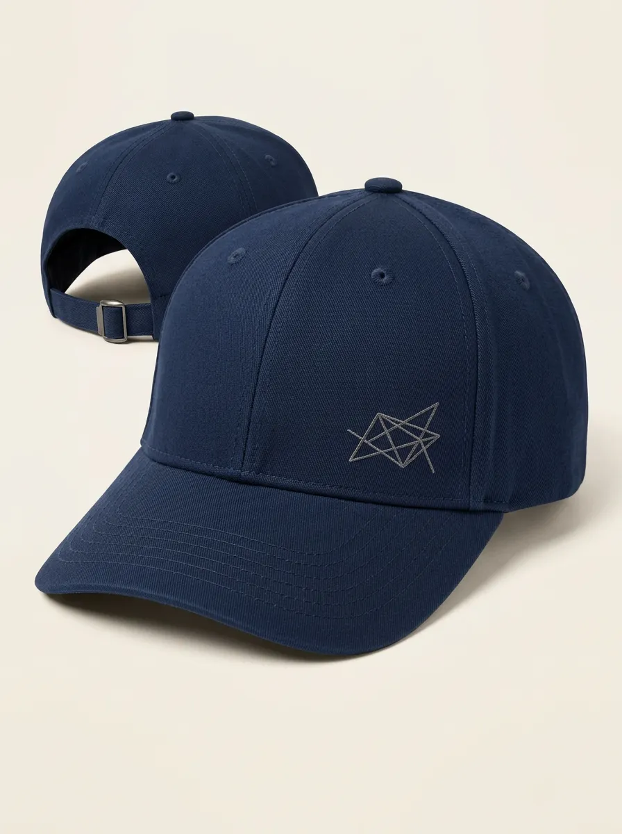 Contemporary Linear Geometry Printed Baseball Hat