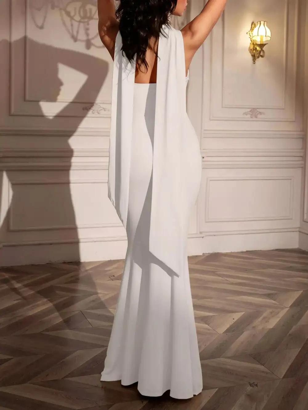 Drape Tube Maxi Dress