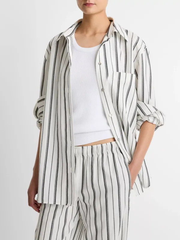 Casual Striped Pocket Shirt