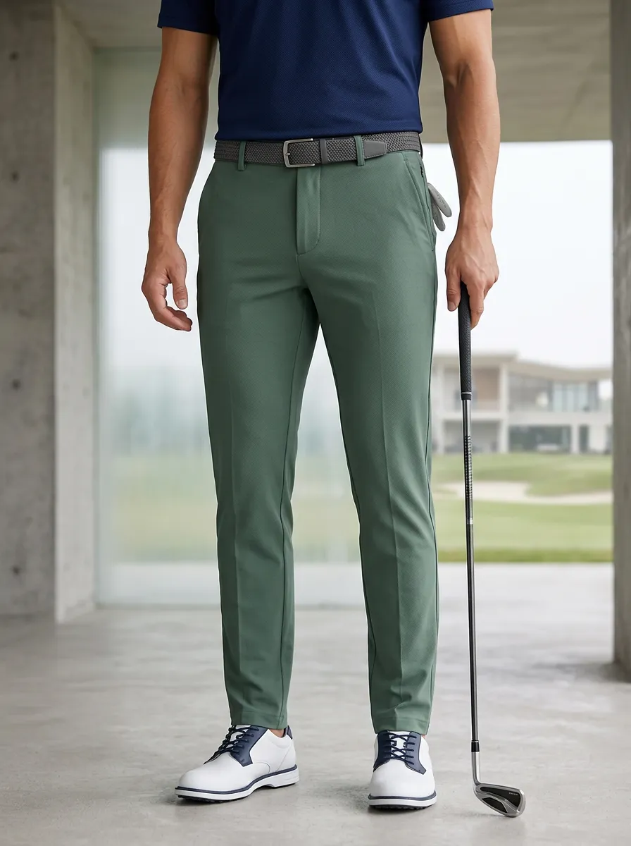 Men's Slim-Fit Clean-Line Flex Golf Trousers