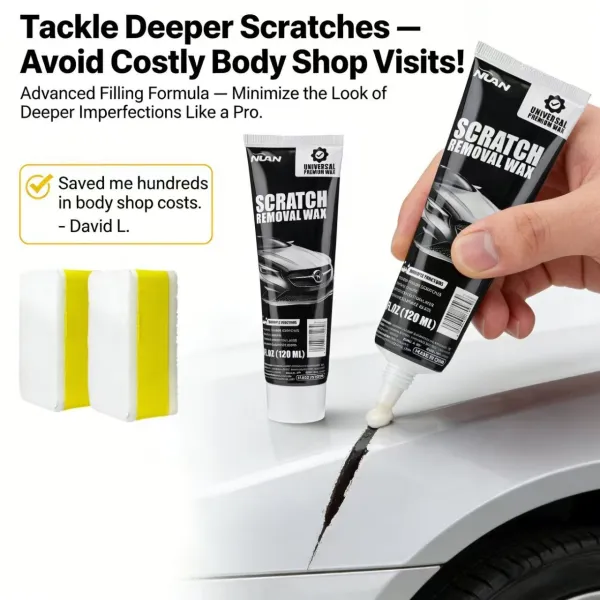 3-Second Car Scratch Remover – Professional Polish & Paint Protection Wax​ -8RH7
