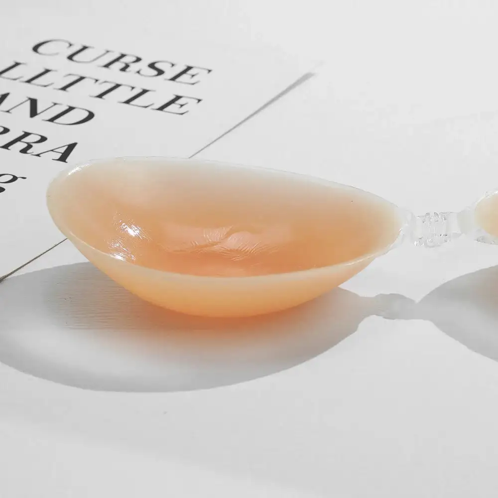 Silicone Adhesive Bra with Front Closure