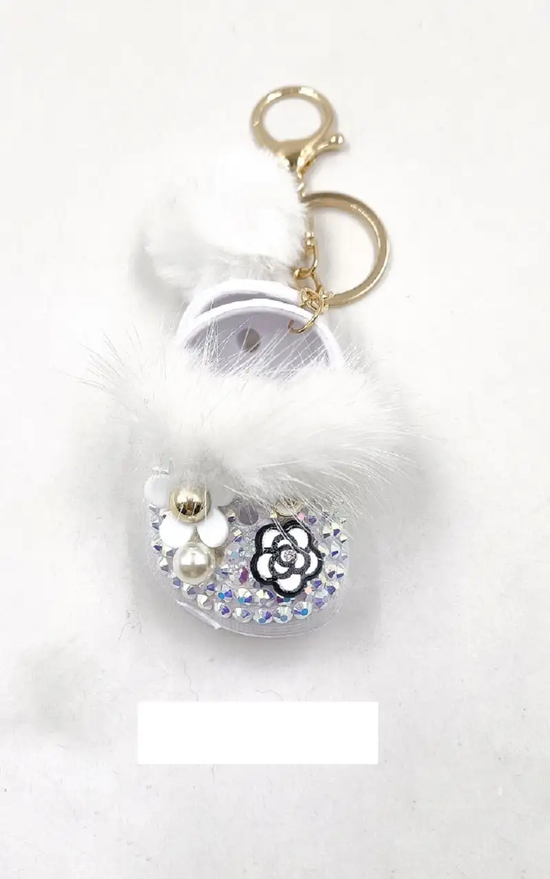 Textured Shoe Charm Keychain