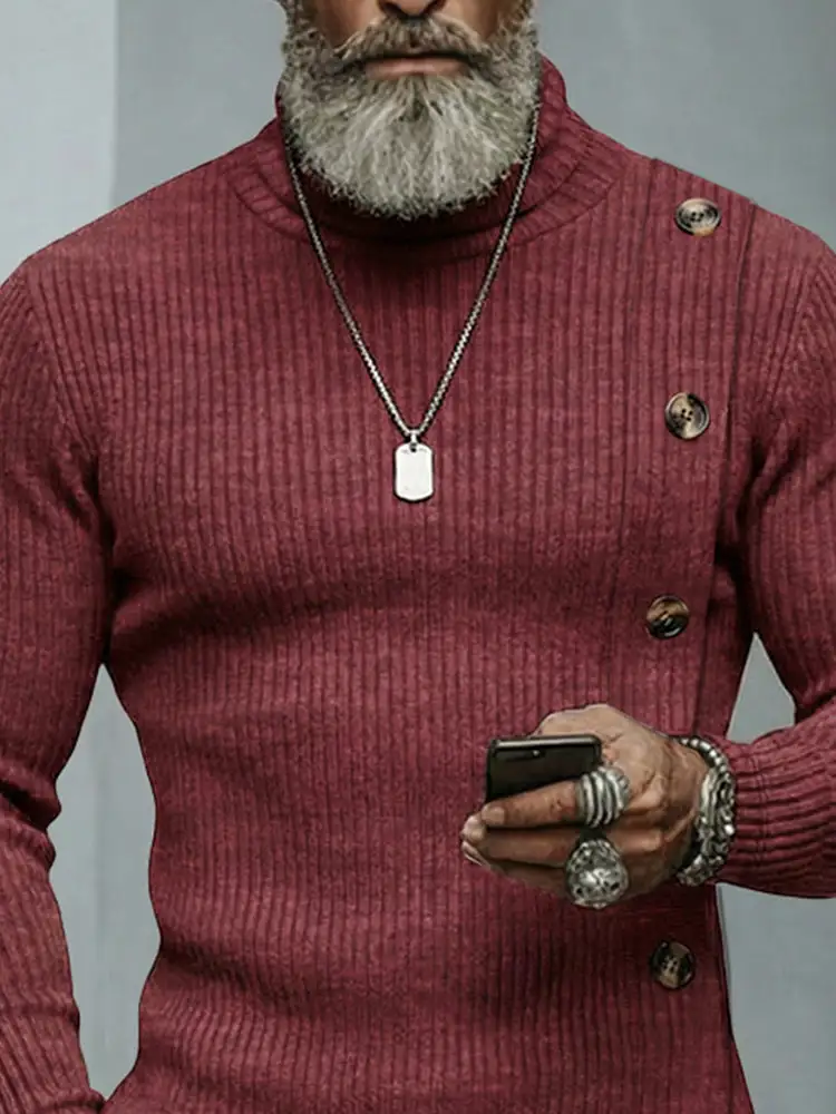 Shawl Collar Asymmetric Sweater