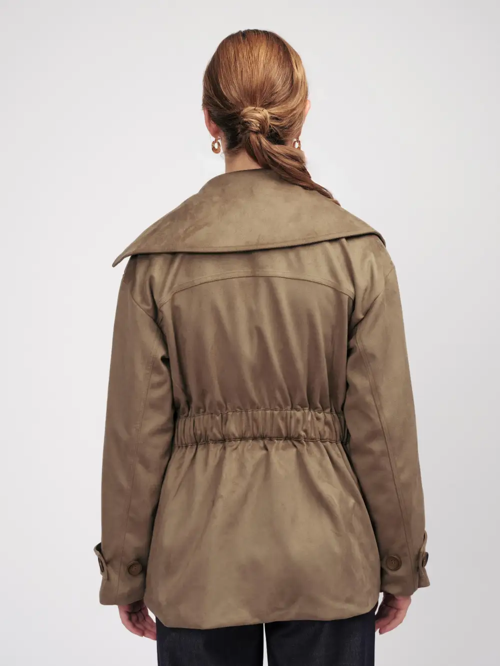 Everyday Layering Short Elastic Waistband Coat