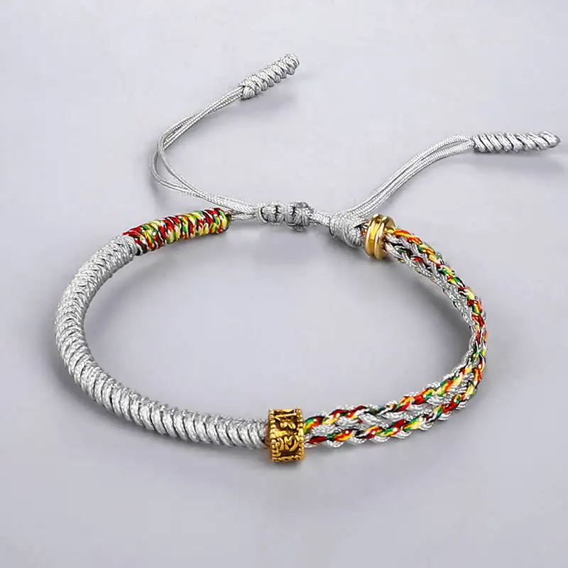 Om Mani Padme Hum String Bracelet