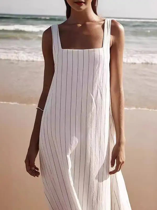 Square Neck Maxi Dress