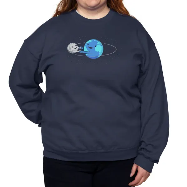 Cute Cosmic Friendship Design Sweatshirt