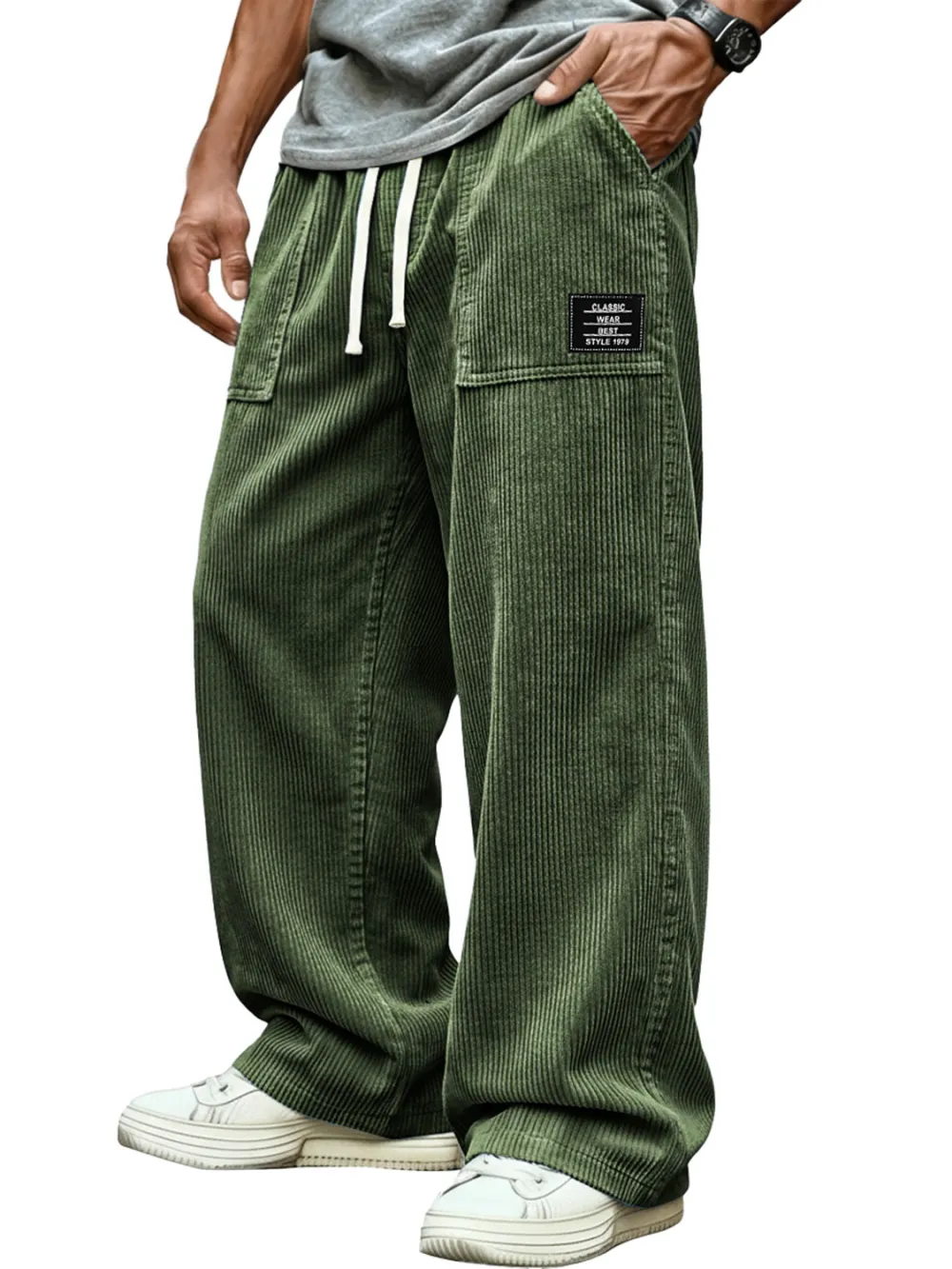 Clean Line Corduroy Utility Pocket Pants