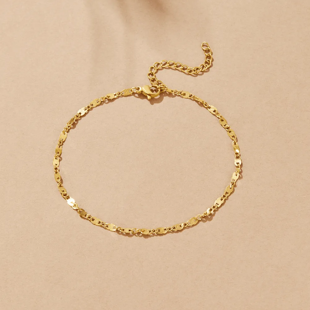 Refined Adjustable Anklet