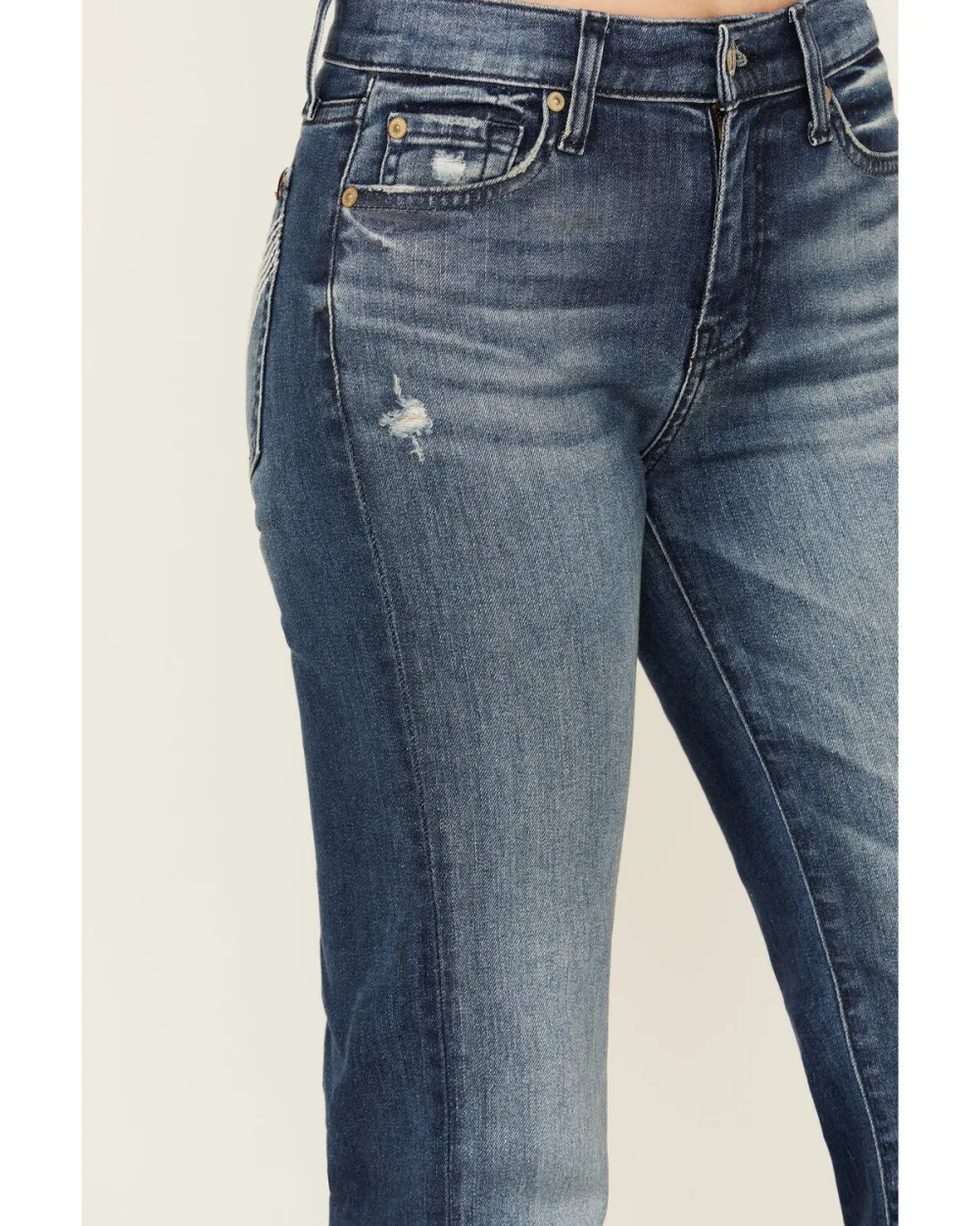 Women's Mid Rise Tailorless Jeans