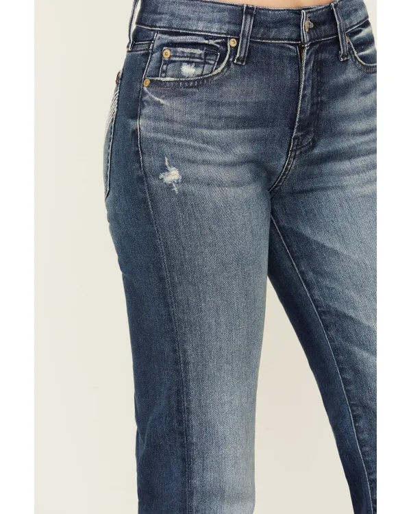 Women's Mid Rise Tailorless Jeans